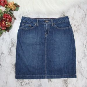 L.L. Bean Denim Skirt (Favorite Fit)